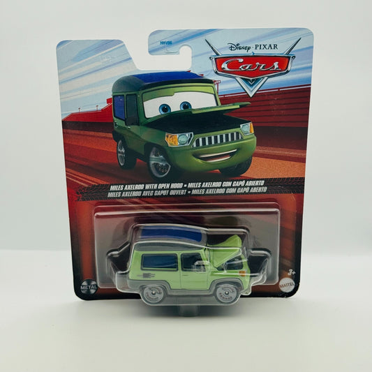 Disney Pixar Cars - MILES AXLEROD WITH OPEN HOOD 2023 - 1:55 Diecast