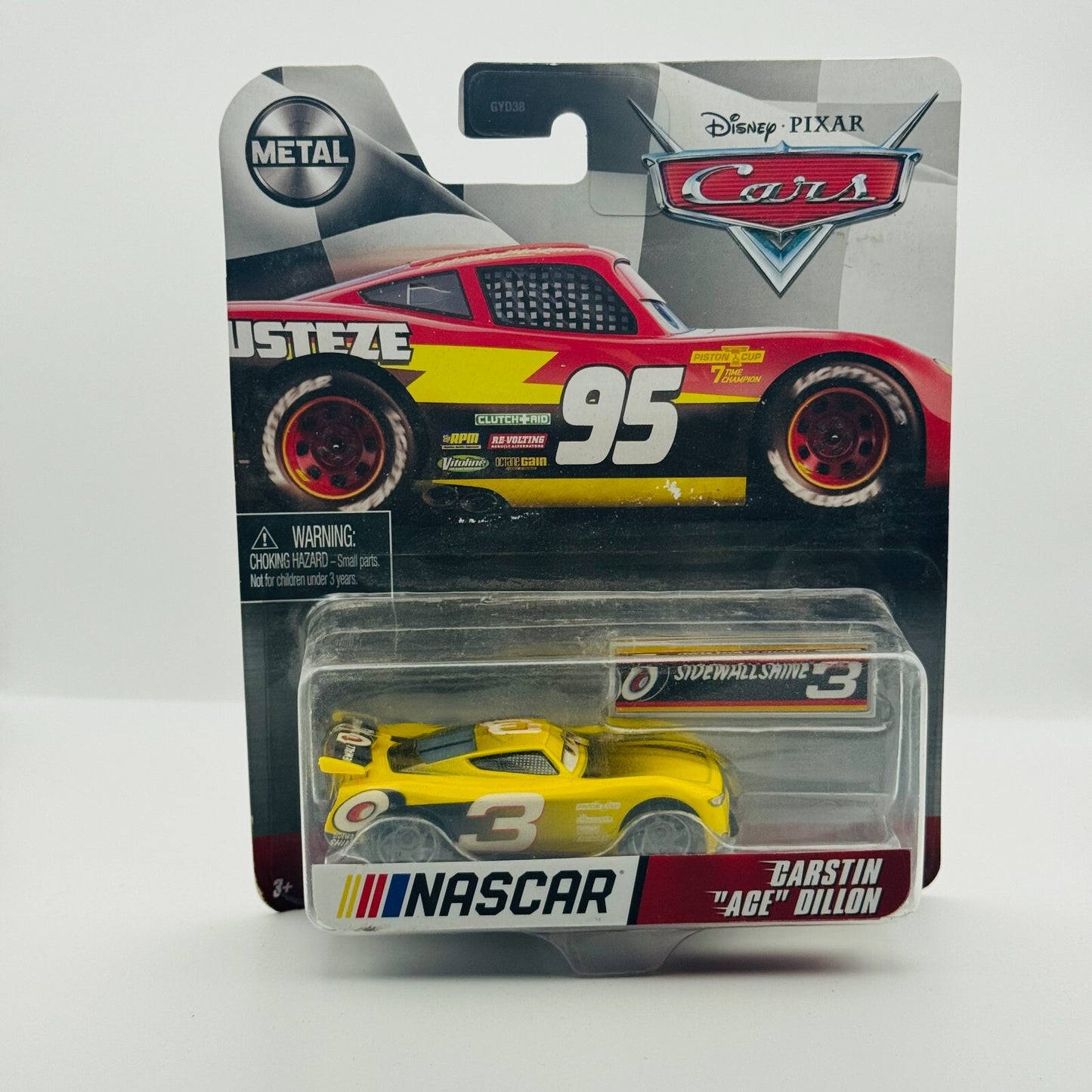 Disney Pixar Cars - NASCAR CARSTIN "ACE" DILLON SIDEWALL SHINE 2021 1:55 Diecast
