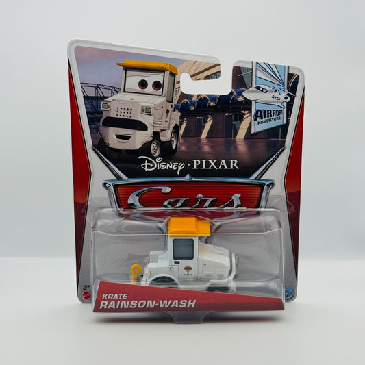 Disney Pixar Cars - KRATE RAINSON-WASH Airport Adventure 2013 - 1:55 Diecast