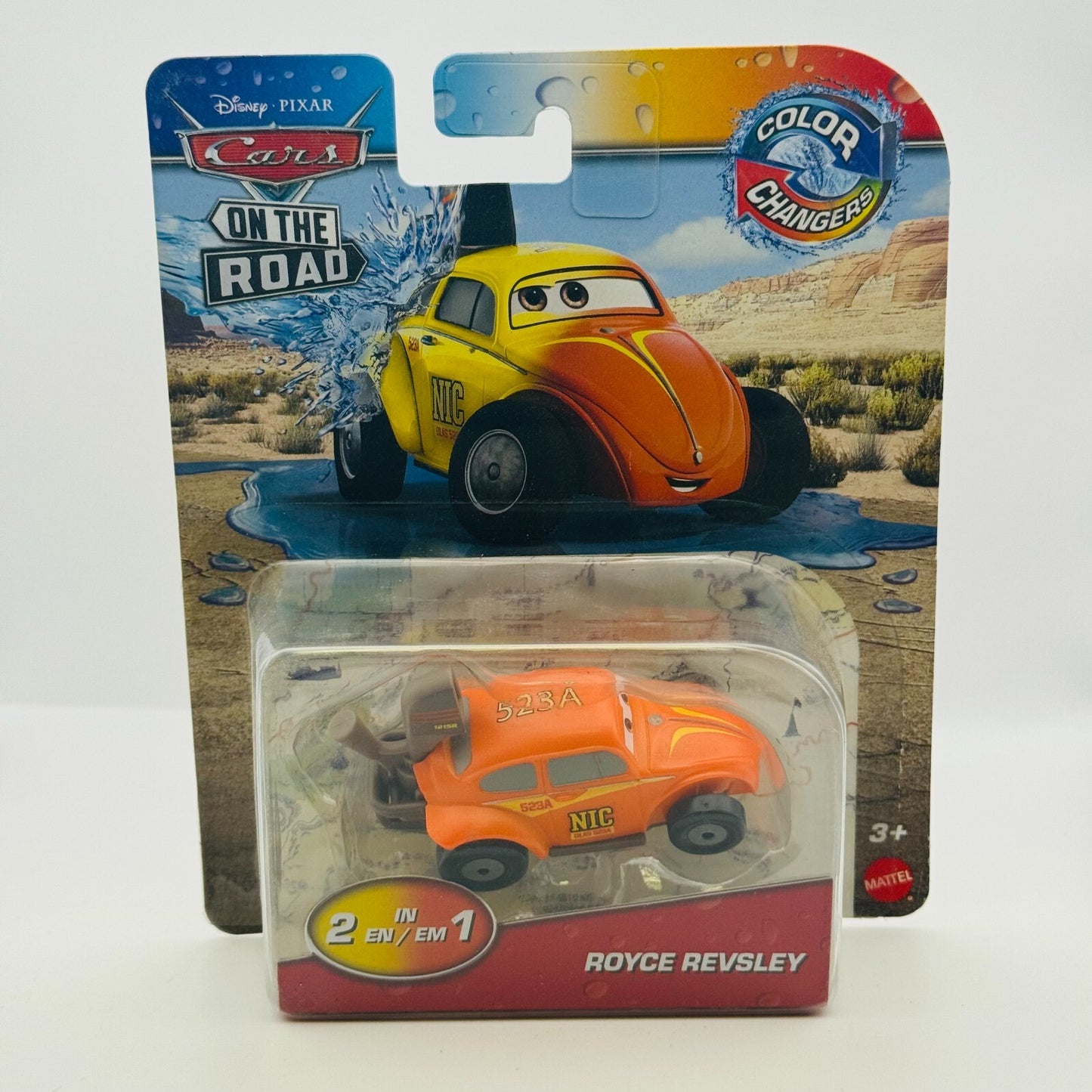 Disney Pixar Cars - COLOR CHANGERS ROYCE REVSLEY - 1:55 Scale