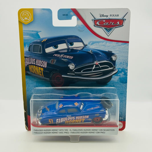 Disney Pixar Cars - DOC FABULOUS HUDSON HORNET WITH TIRE 2020 - 1:55 Diecast