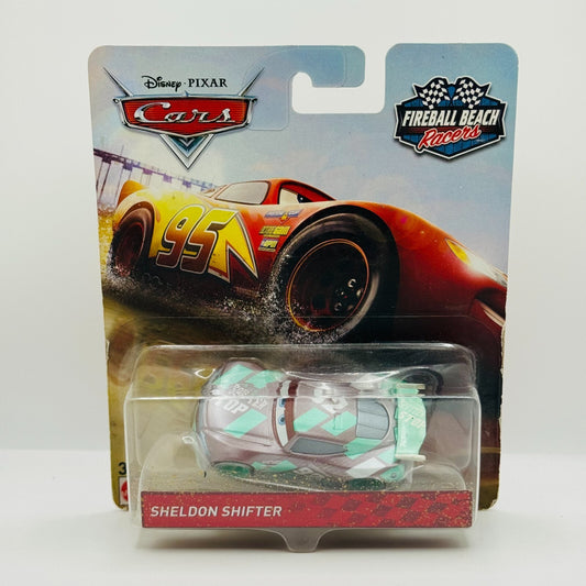 Disney Pixar Cars - FIREBALL BEACH RACERS SHELDON SHIFTER - 1:55 Diecast