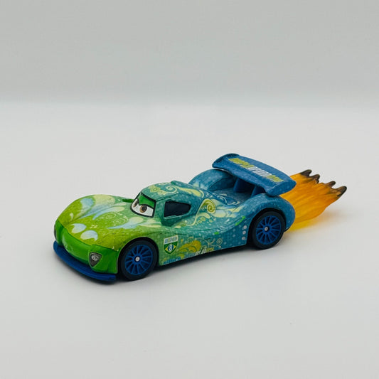 Disney Pixar Cars - CARLA VELOSO WITH FLAMES Allinol Blowout 2014 - 1:55 Diecast