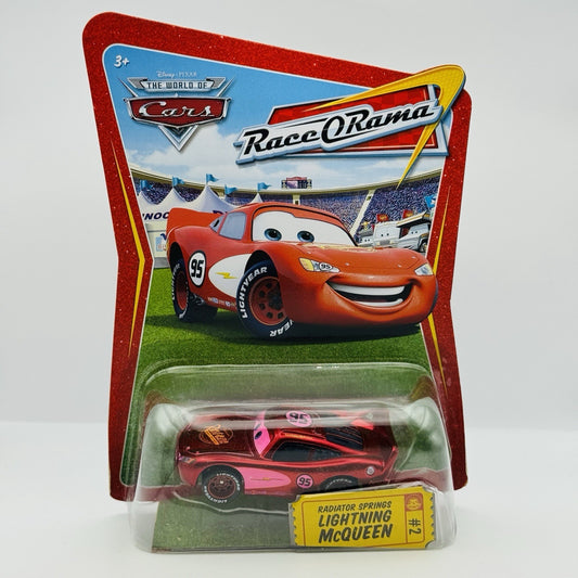 Disney Pixar Cars - RADIATOR SPRINGS McQUEEN PINK Race O Rama 2009 -1:55 Diecast