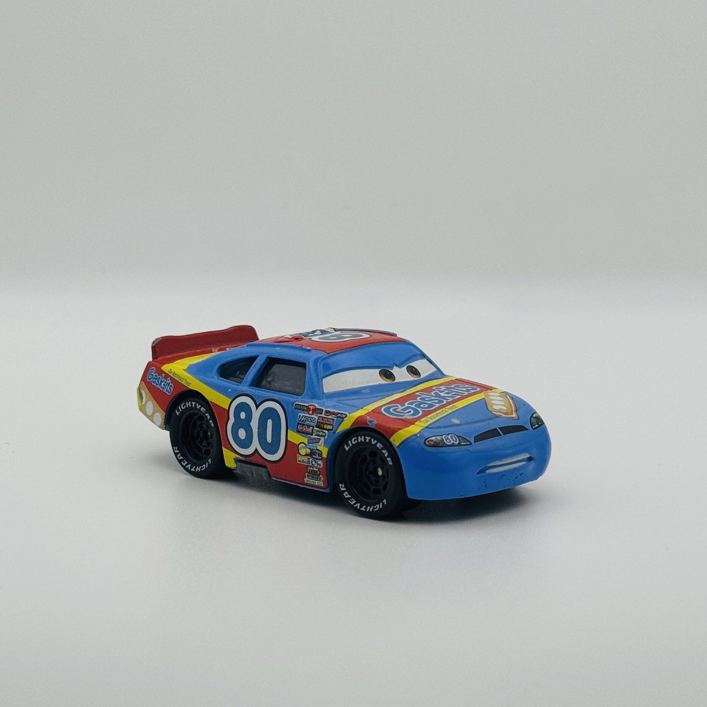 Disney Pixar Cars - GASK-ITS BLACK WHEELS RUBBER TIRES VARIANT 2010 *VERY RARE*