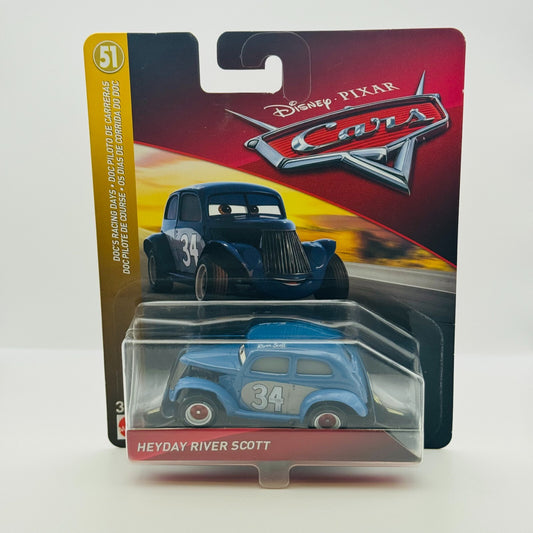 Disney Pixar Cars - HEYDAY RIVER SCOTT 2018/2019 - 1:55 Diecast