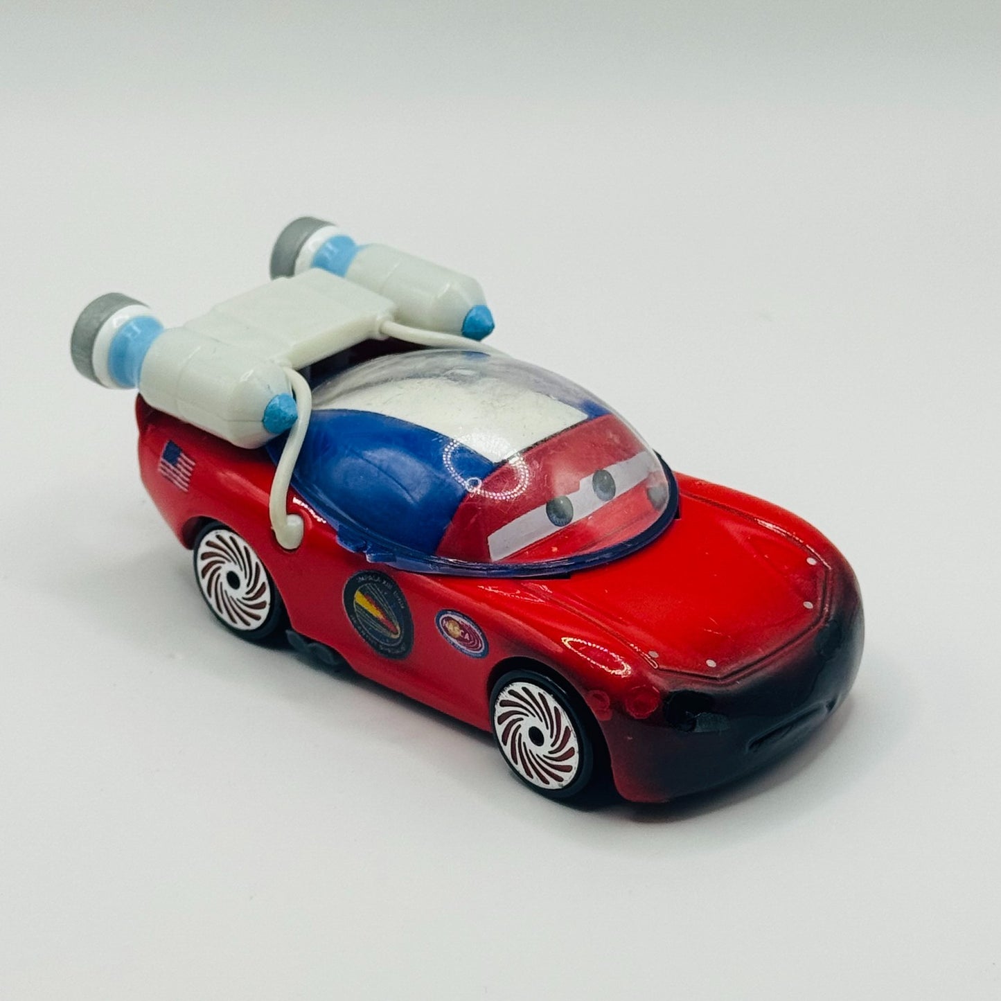 Disney Pixar Cars Toon BURNT AUTONAUT LIGHTNING MCQUEEN Moon Mater 1:55 Diecast