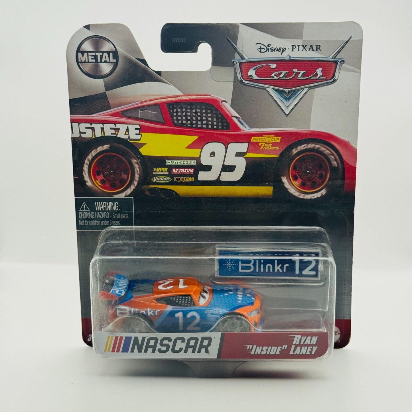 Disney Pixar Cars - NASCAR RYAN "INSIDE" LANEY BLINKR 2021 - 1:55 Diecast