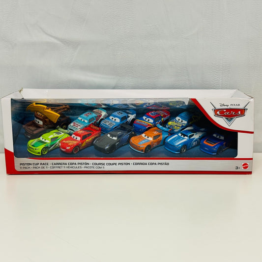 Disney Pixar Cars PISTON CUP RACE 11-PACK CHINA CAM SPINNER CARL CLUTCHEN MATER