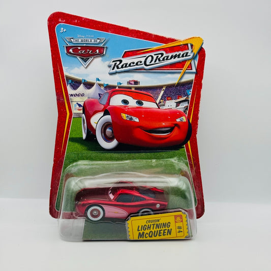 Disney Pixar Cars - CRUISIN' McQUEEN PINK Race O Rama 2009 - 1:55 Diecast
