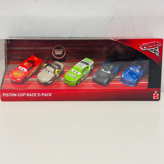 Disney Cars - PISTON CUP RACE 5-PACK SHANNON SPOKES DANNY SWERVEZ - 1:55 Diecast