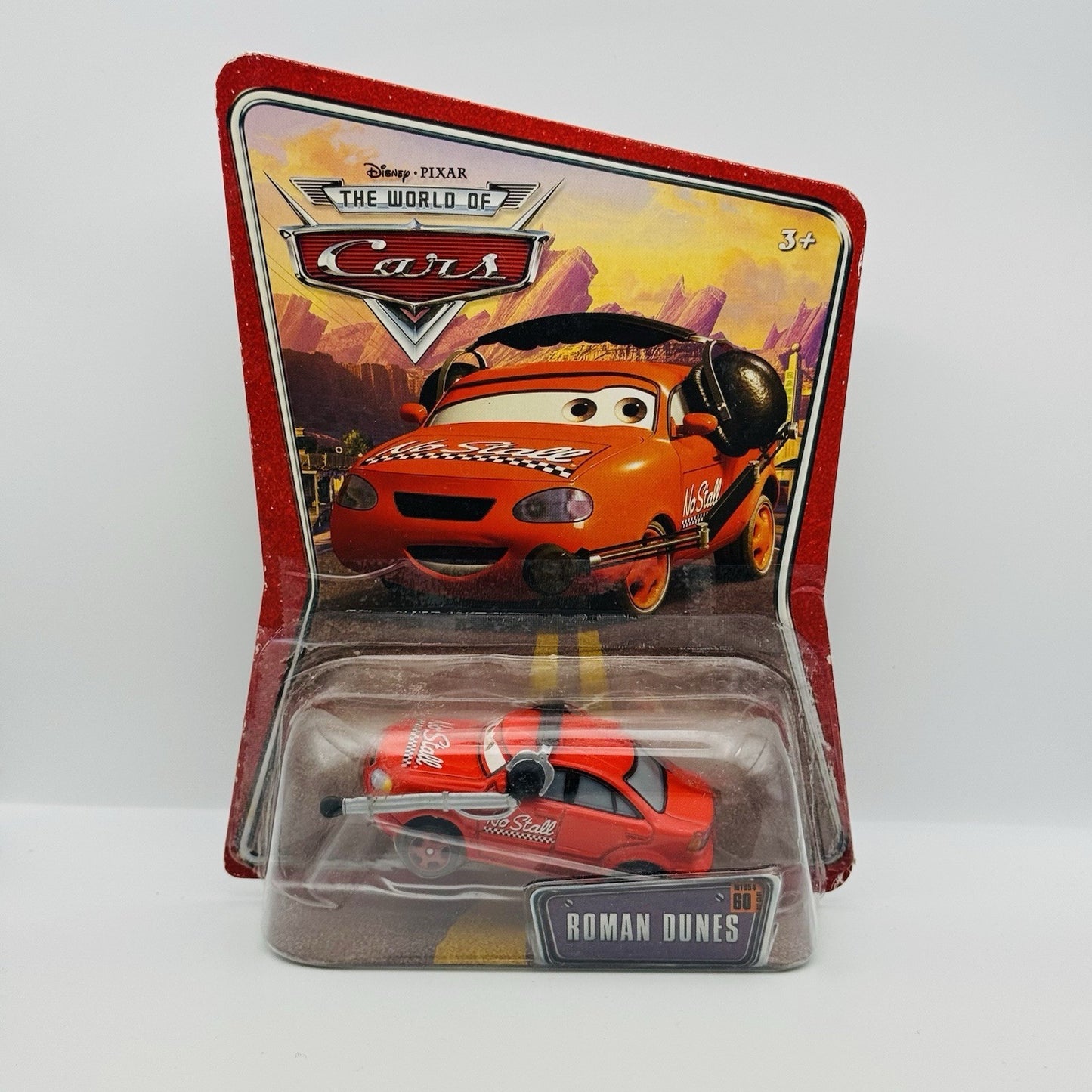 Disney Pixar Cars - ROMAN DUNES CHIEF NO STALL World Of Cars 2008 - 1:55 Diecast