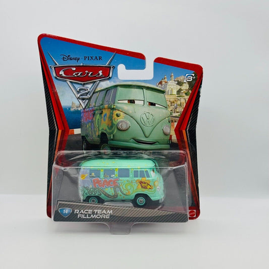 Disney Pixar Cars - RACE TEAM FILLMORE Cars 2 2011 - 1:55 Diecast