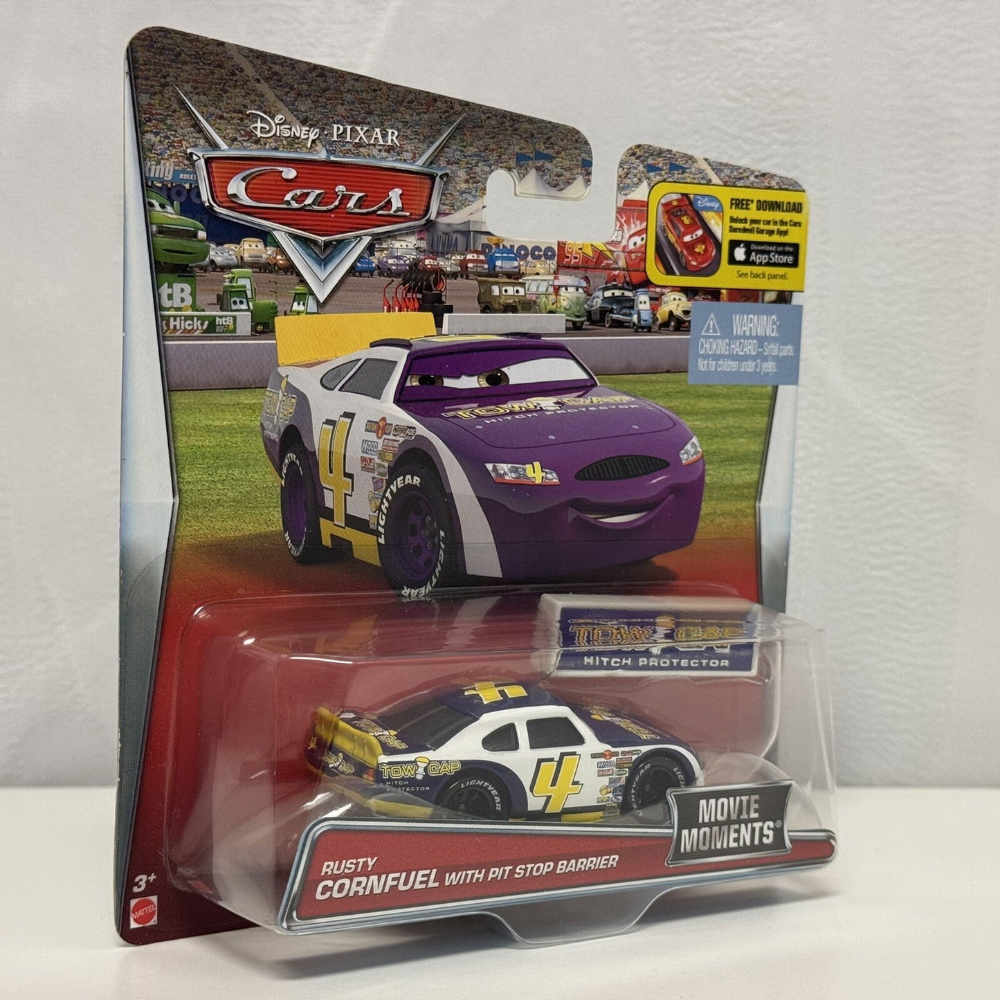 Disney Pixar Cars - MOVIE MOMENTS RUSTY CORNFUEL PIT STOP BARRIER - 1:55 Diecast