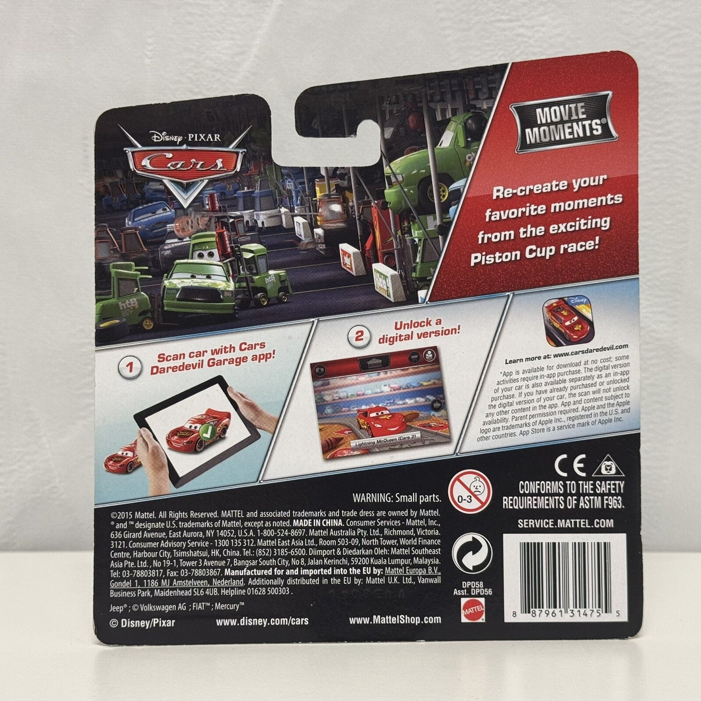 Disney Pixar Cars - MOVIE MOMENTS RUSTY CORNFUEL PIT STOP BARRIER - 1:55 Diecast