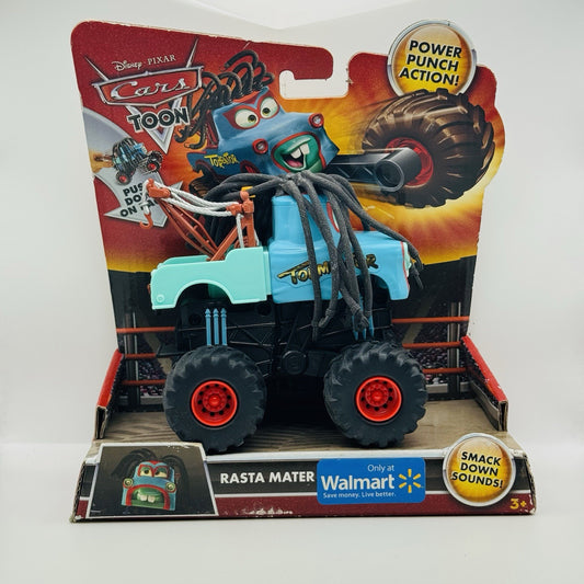 Disney Pixar Cars Toon - RASTA MATER Monster Truck Mater - POWER PUNCH ACTION