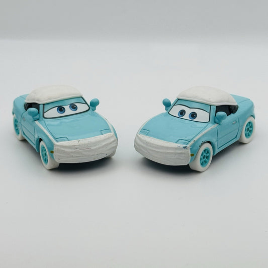 Disney Pixar Cars Toon - NURSE MIA & TIA Rescue Squad Mater 2010 - 1:55 Diecast