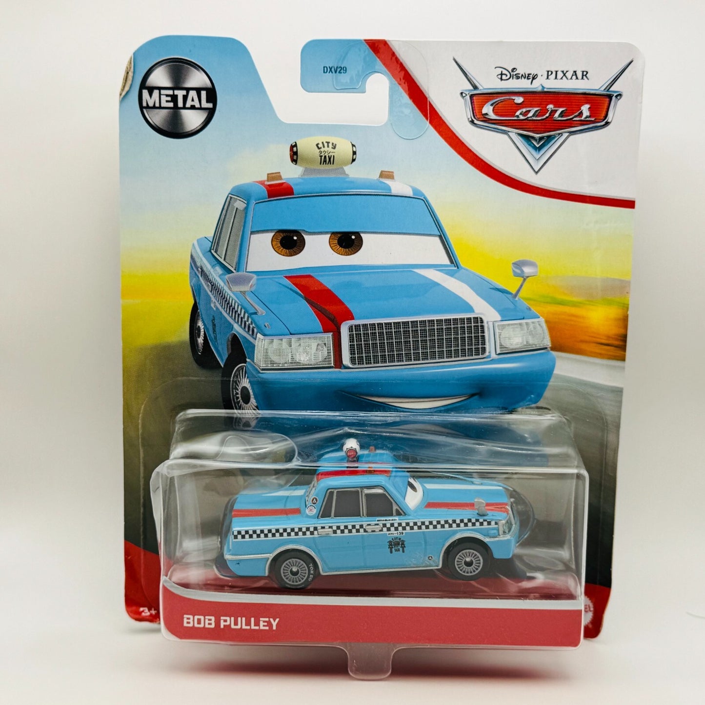 Disney Pixar Cars - BOB PULLEY TAXI 2021 - 1:55 Diecast IMPERFECT BOX