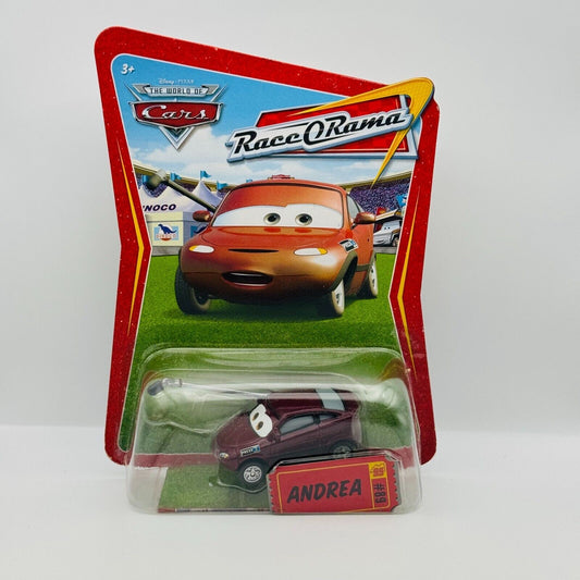 Disney Pixar Cars - ANDREA Race O Rama 2009 - 1:55 Diecast