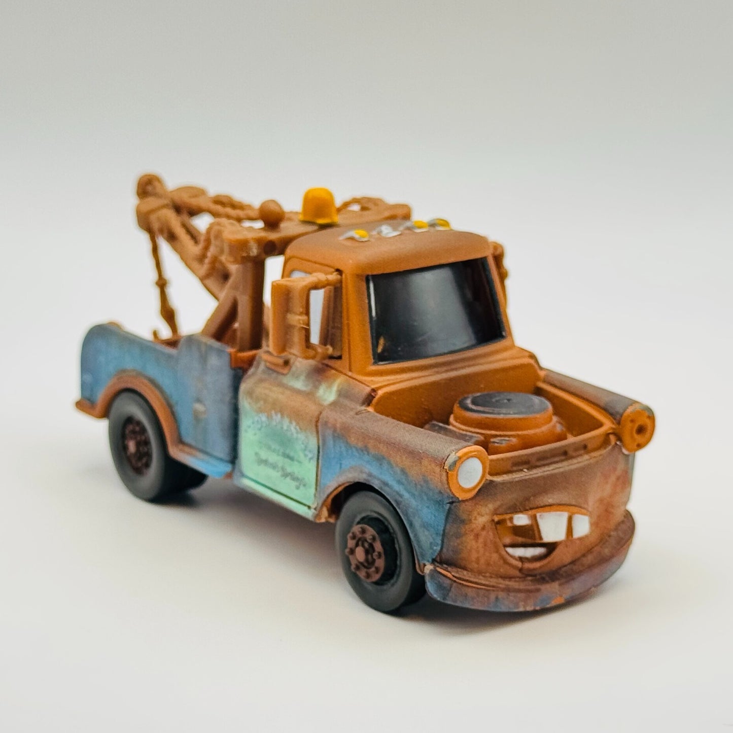 Disney Pixar Cars - MATER NO EYES ERROR LENTICULAR MY EYES CHANGE - 1:55 Diecast