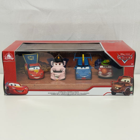 Disney Pixar Cars - HALLOWEEN 4-PACK CLOWN RED, DJ, DRACULA MATER - 1:43 Diecast