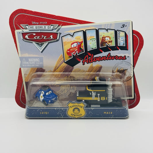 Disney Pixar Cars - Mini Adventures LUIGI & MACK - Radiator Springs Police