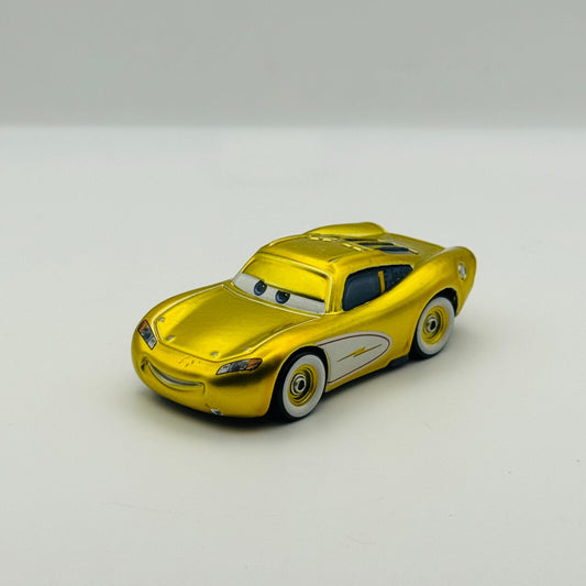 Disney Pixar Cars - GOLD CRUISIN' LIGHTNING MCQUEEN BLU RAY DVD SET 1:55 Diecast