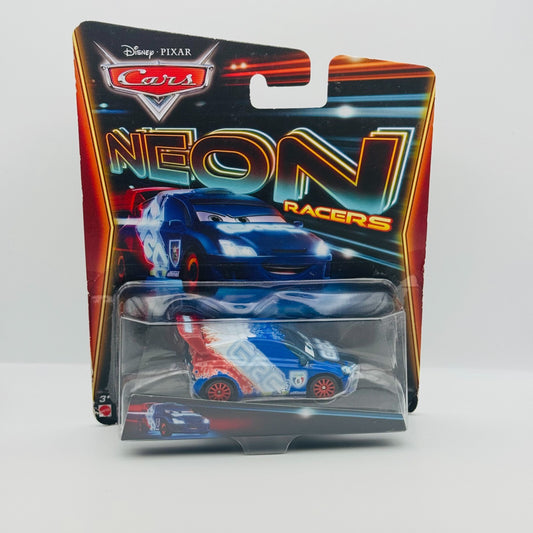Disney Pixar Cars - NEON RACERS RAOUL CAROULE 2014 - 1:55 Diecast