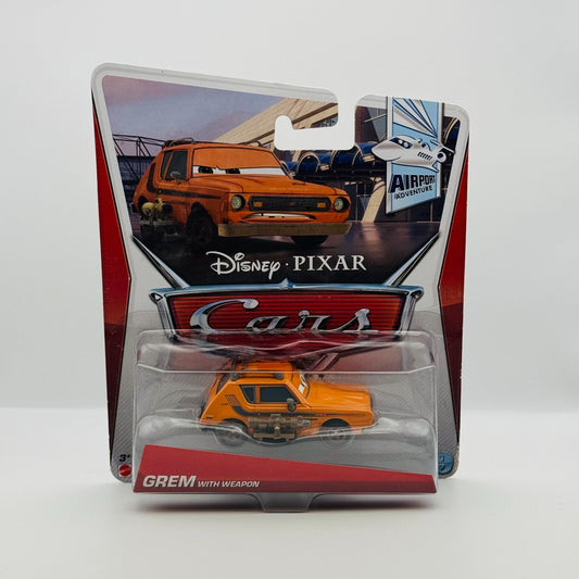 Disney Pixar Cars - GREM WITH WEAPON Airport Adventure 2013 - 1:55 Diecast