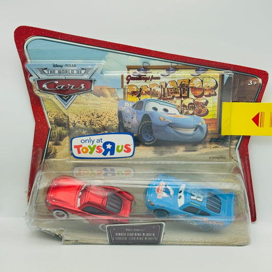 Disney Pixar Cars - CRUISIN' & DINOCO MCQUEEN Movie Doubles 2008 - 1:55 Diecast