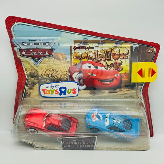 Disney Pixar Cars - CRUISIN' & DINOCO MCQUEEN Movie Doubles 2008 - 1:55 Diecast