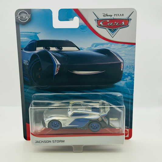 Disney Pixar Cars - METALLIC SILVER JACKSON STORM Scavenger Hunt - 1:55 Diecast