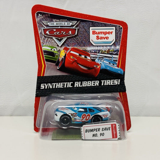 Disney Pixar Cars - BUMPER SAVE PONCHY WIPEOUT Rubber Tires 2009 - 1:55 Diecast