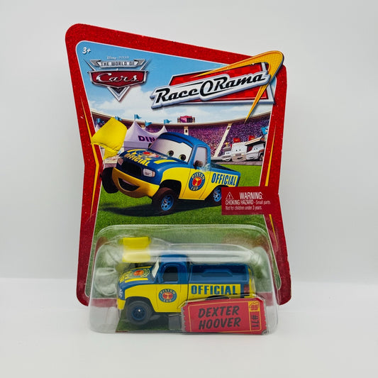 Disney Pixar Cars - DEXTER HOOVER YELLOW FLAG Race O Rama 2009 - 1:55 Diecast