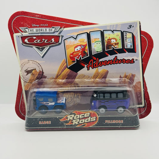 Disney Pixar Cars - Mini Adventures SARGE & FILLMORE - Race Rods