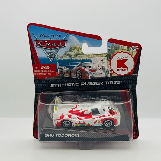 Disney Pixar Cars - SHU TODOROKI RUBBER TIRES Cars 2 2011 - 1:55 Diecast
