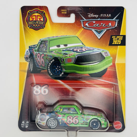 Disney Pixar Cars - RACE & RESCUE RALLYE CHICK HICKS 2025 - 1:55 Diecast