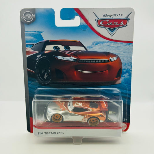 Disney Pixar Cars - METALLIC SILVER TIM TREADLESS Scavenger Hunt - 1:55 Diecast