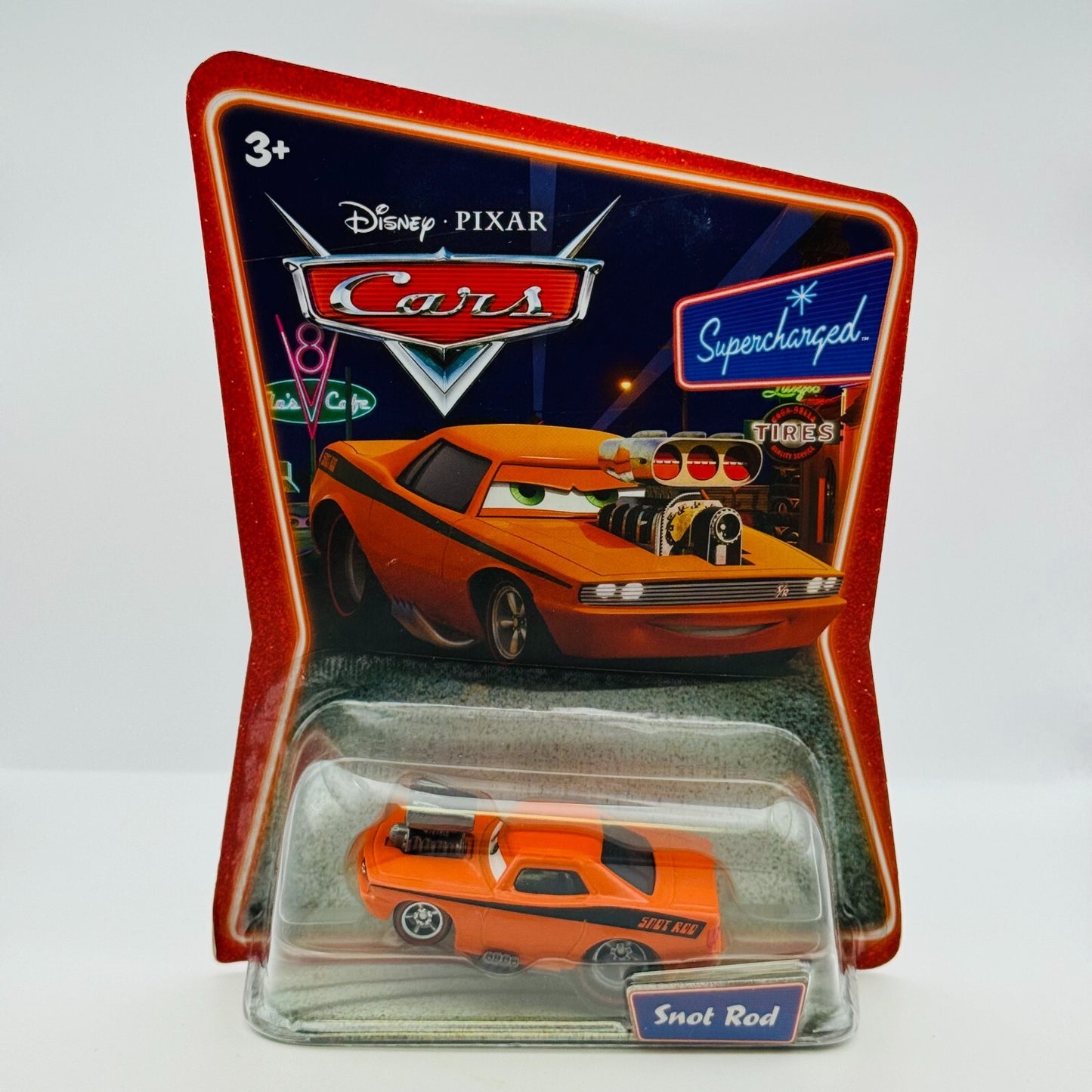 Disney Pixar Cars - SNOT ROD TUNERS Supercharged 2007 - 1:55 Diecast