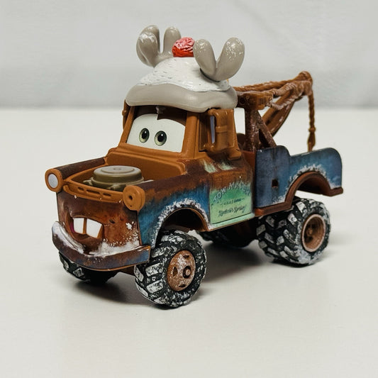 Disney Pixar Cars - REINDEER MATER SAVES CHRISTMAS (RUBBER TIRES) - 1:55 Diecast