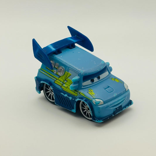 Disney Pixar Cars - COLOR CHANGERS DJ BLUE/ LIGHT BLUE 2010 - 1:55 Scale