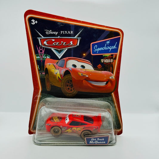 Disney Pixar Cars - DIRT TRACK MCQUEEN Supercharged 2007 - 1:55 Diecast