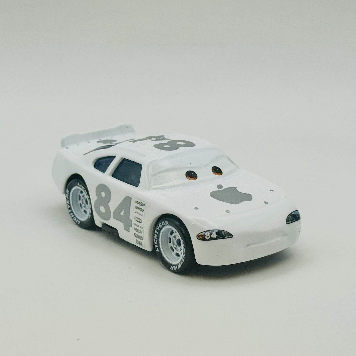 Disney Pixar Cars - 2008 APPLE CAR Factory Unauthorized Backdoor Curved “7” 1:55