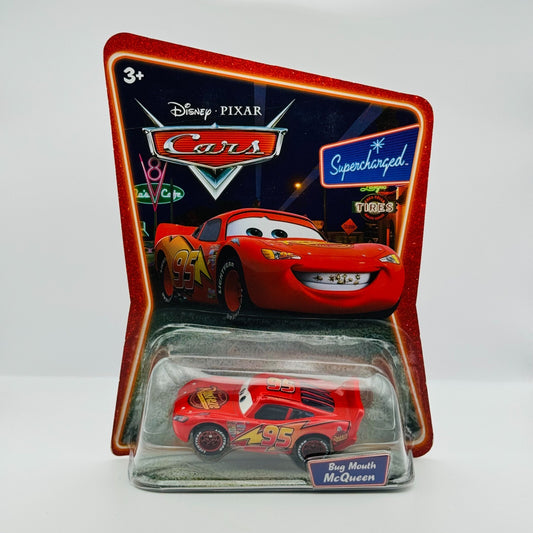 Disney Pixar Cars - BUG MOUTH MCQUEEN Supercharged 2007 - 1:55 Diecast