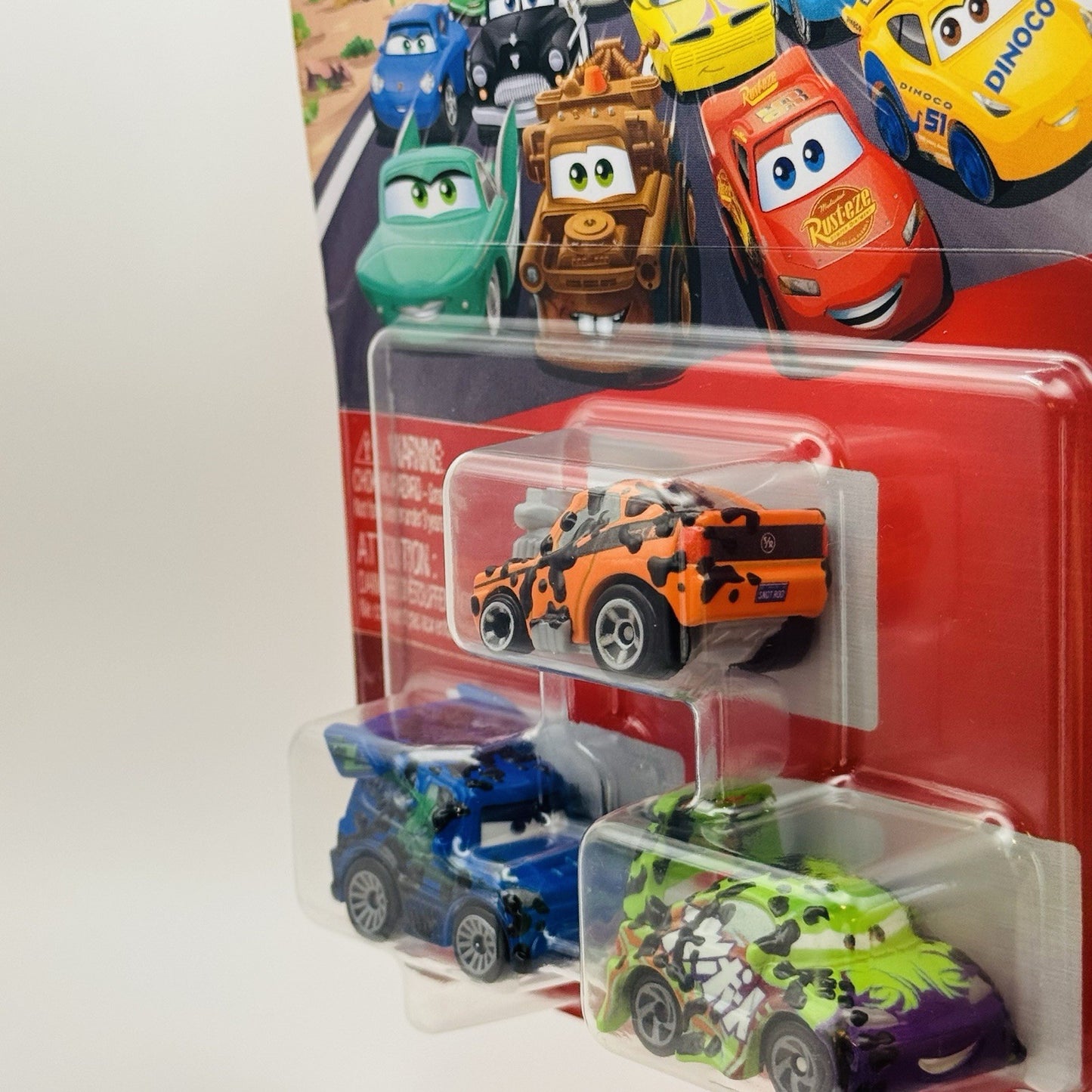 Disney Pixar Cars - Mini Racers TUNERS WITH TAR DJ WINGO SNOT ROD CUSTOM Diecast