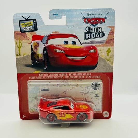 Disney Pixar Cars - ROAD TRIP MCQUEEN (VARIANT) On The Road 2023 - 1:55 Diecast