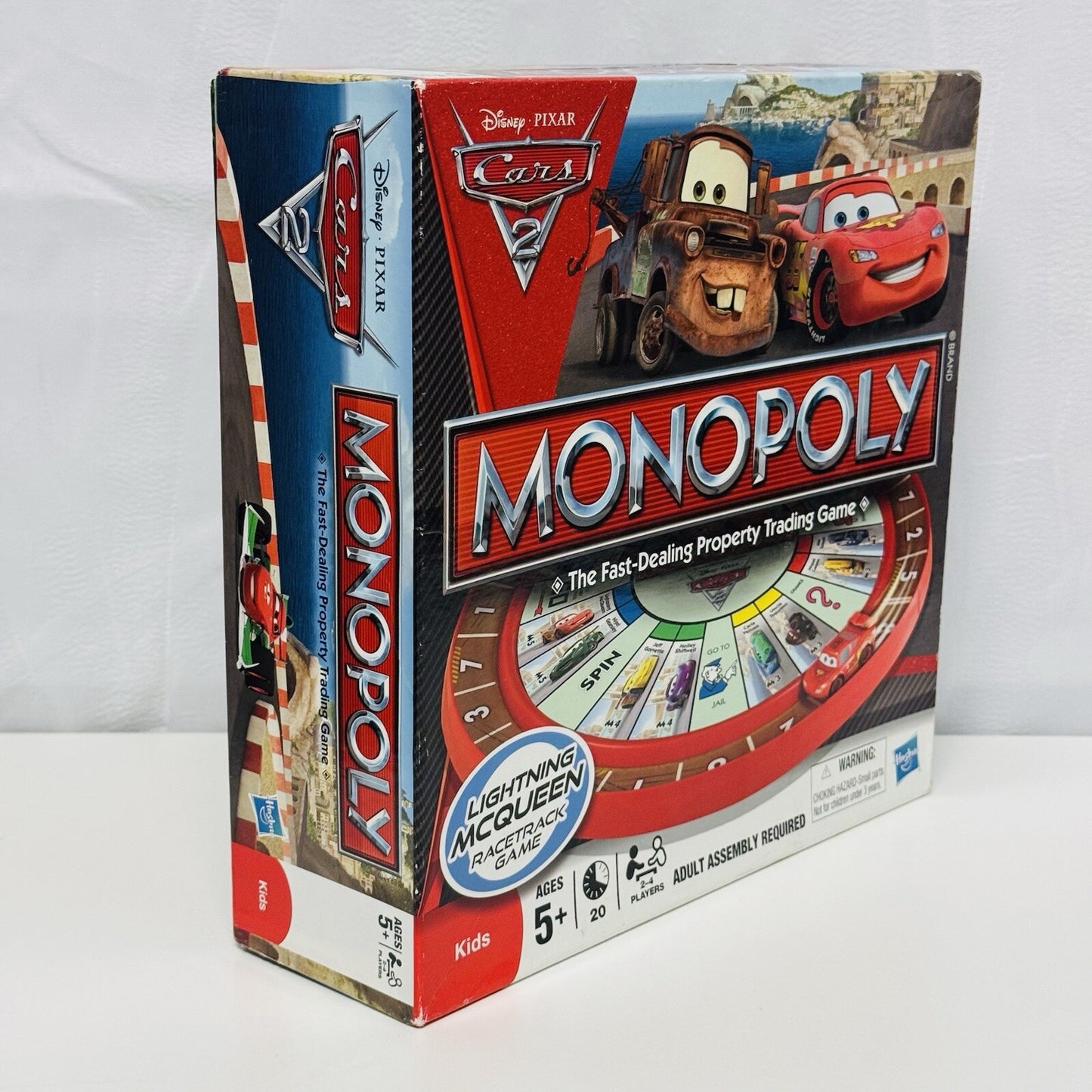 Disney Pixar Cars 2 - MONOPOLY GAME COMPLETE - HASBRO - 2011