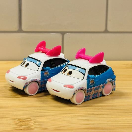 Disney Pixar Cars Suki Light Pink & Painted Mirrors SAMPLE PROTOTYPE 2011 - 1:55