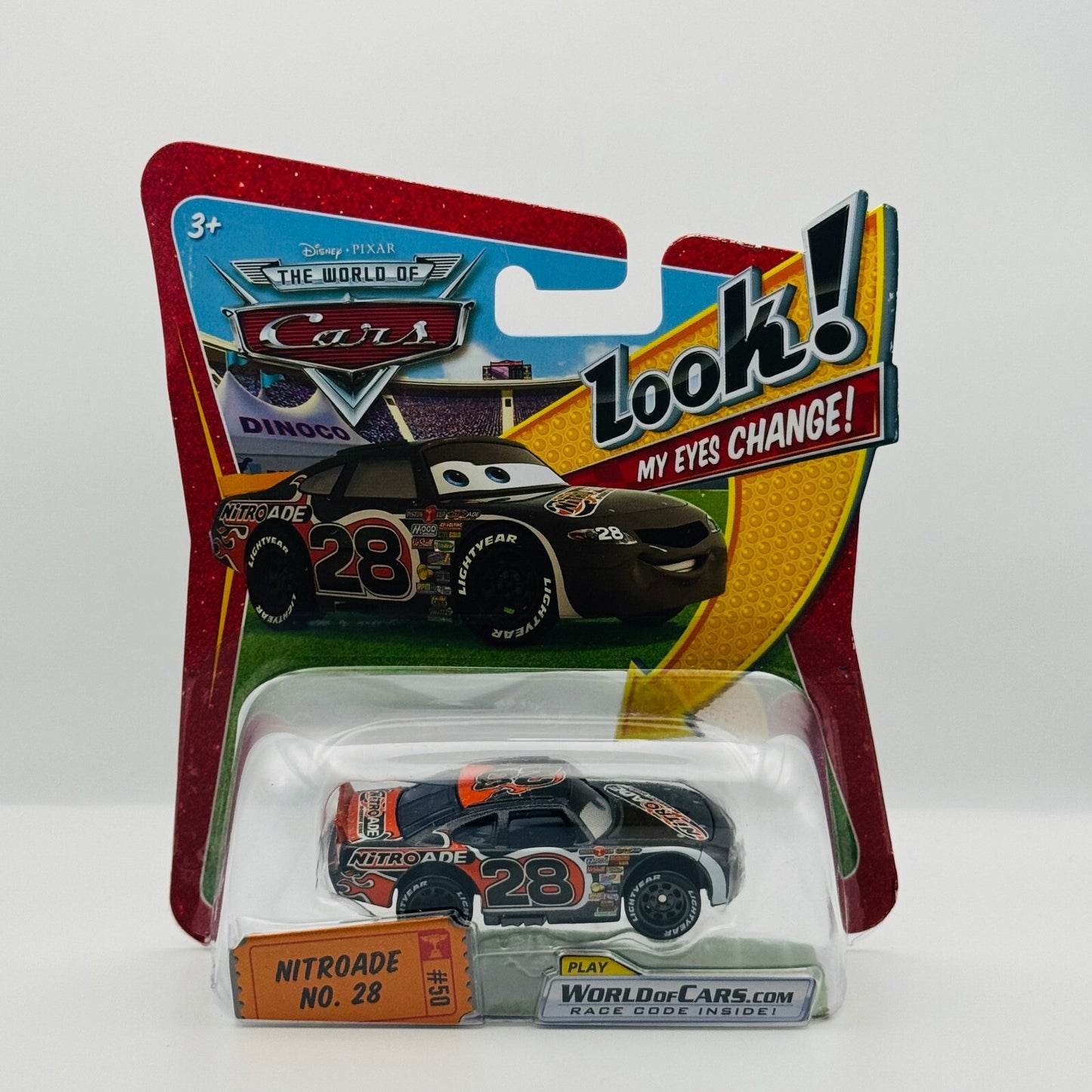 Disney Pixar Cars - AIKEN AXLER NITROADE LENTICULAR My Eyes Change- 1:55 Diecast