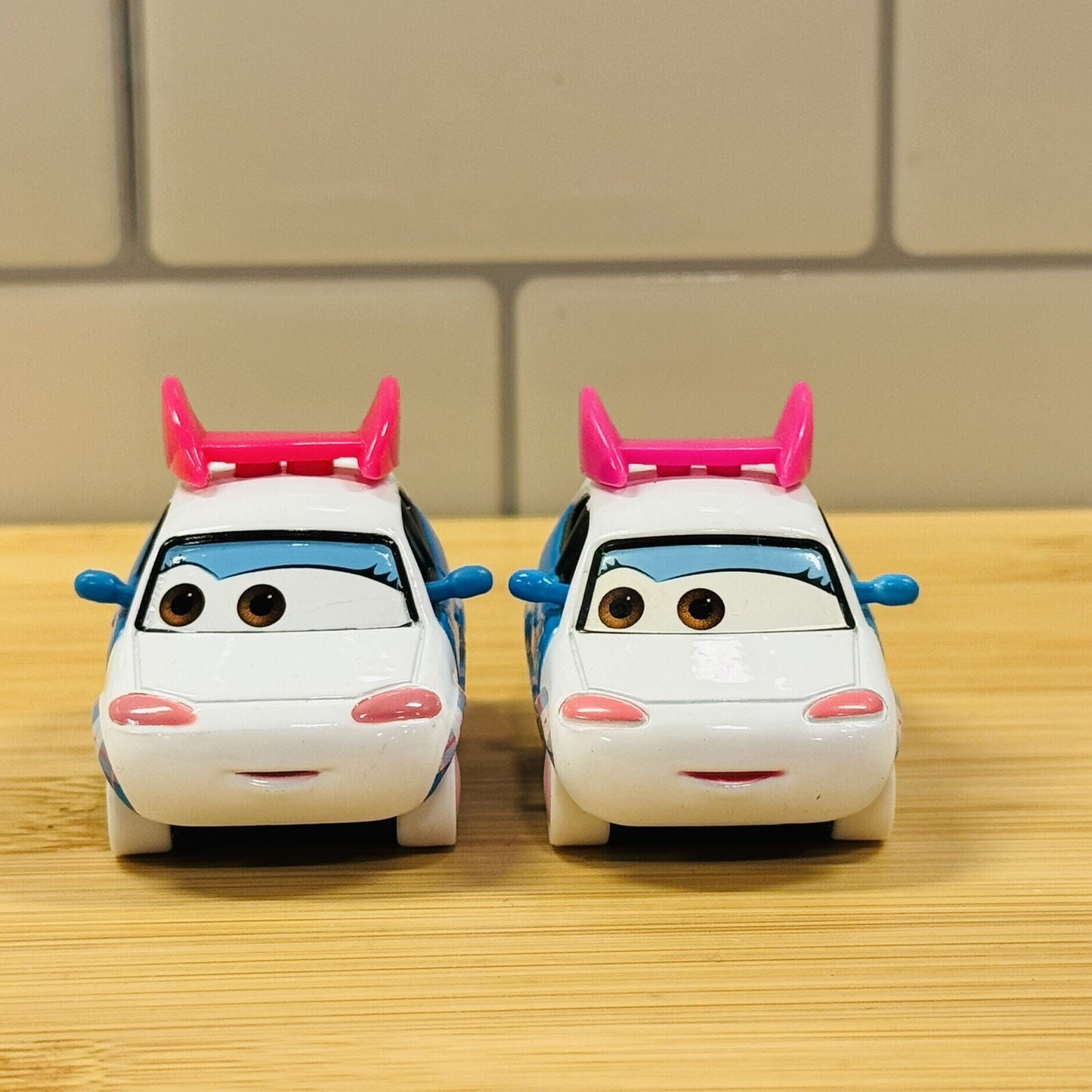 Disney Pixar Cars Suki Light Pink & Painted Mirrors SAMPLE PROTOTYPE 2011 - 1:55